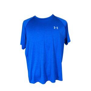 Under Armour Men's Blue Short Sleeve Althetic T-Shirt Size Large